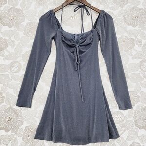 Princess Polly Halter/ Boat neck Long sleeve Mini Slim dress 4